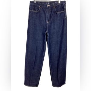 COS High Waist Tapered Ankle Length Dark Wash Jeans
